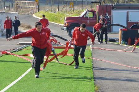 İzmirli itfaiyeciler Türkiye rekoru kırdı