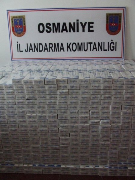 Jandarma, 10 bin 50 paket kaçak sigara ele geçirdi