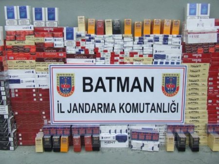 Jandarma, Batman’da Kaçakçılığa Karşı 142 Operasyon Yaptı