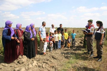 Jandarma tarlada ‘okul çocuğu’ arıyor