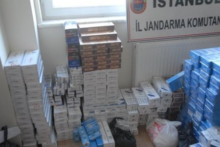 Jandarmadan Kaçak Sigara Operasyonu