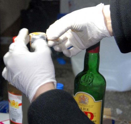 Jandarmadan sahte içki operasyonu