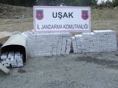 Jandarmadan sigara ve esrar operasyonu