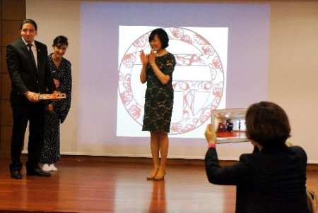 Japon First Leydi'yi Türk öğrenciler, Japon dansıyla karşıladı