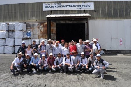 Jeoloji Mühendisleri Bakır Madenini İnceledi