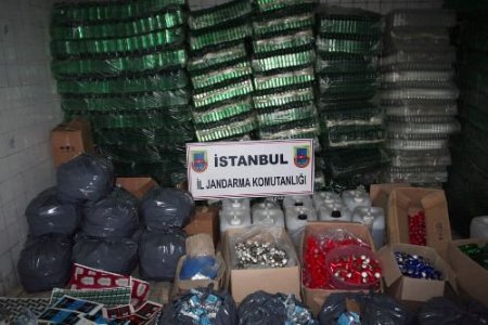 Kaçak İçki İmal Edilen Villaya Jandarma Baskını