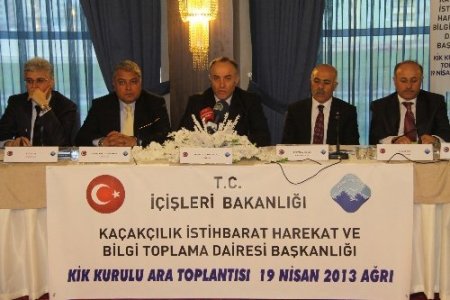 Kaçakçılık İstihbarat Koordinasyon Kurulu toplantısı Ağrı’da yapıldı