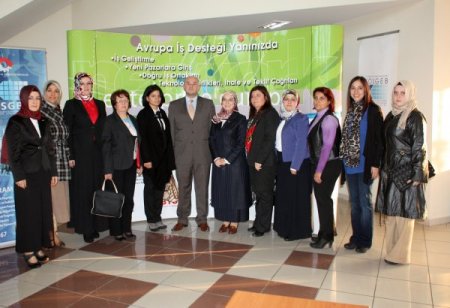 Kadın girişimciler KOSGEB’e müteşekkir