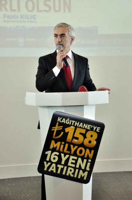 Kağıthane'ye 158 milyon liralık 16 yeni yatırım