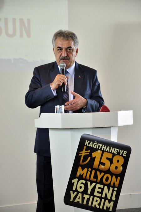 Kağıthane'ye 158 milyon liralık 16 yeni yatırım