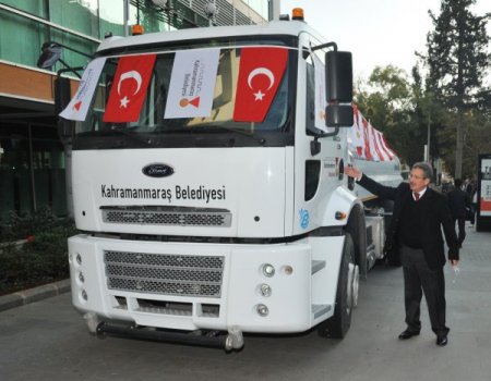 Kahramanmaraş Belediyesi'ne araç takviyesi