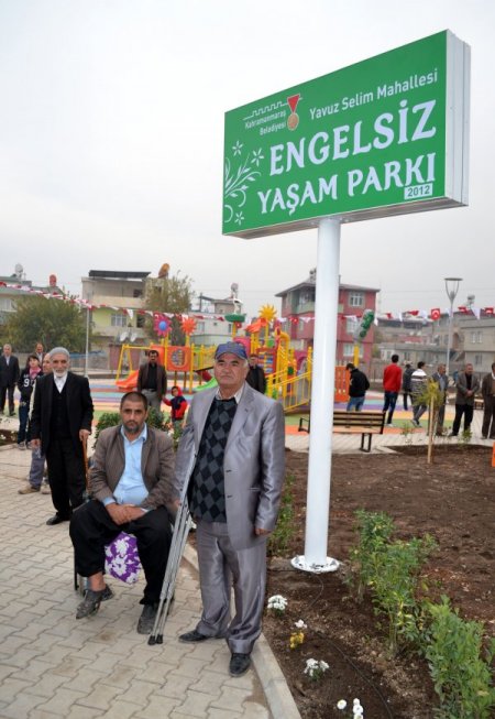 Kahramanmaraş'ta engelsiz yaşam parkı hizmete açıldı