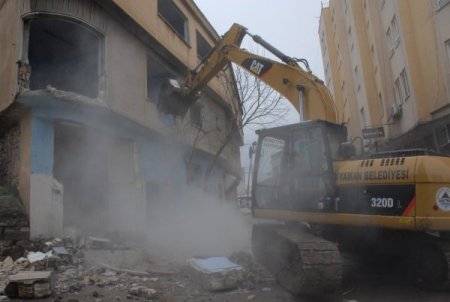 Kale Projesi alanındaki son konut da yıkıldı