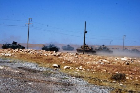 Kamışlı Sınırında Tatbikatlar Sürüyor