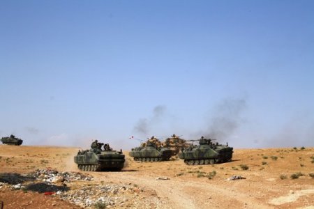 Kamışlı Sınırındaki Tank Tatbikatı Sürüyor