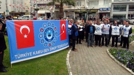 Kamu-Sen Sinop İl Temsiliği'nden emekli maaşlarına tepki