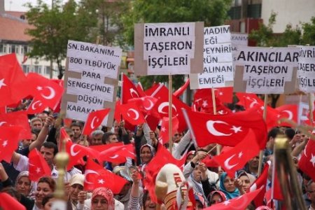 Kamuda çalışan taşeron işçiler kadro istedi