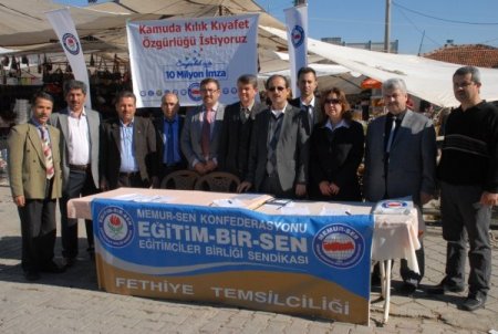 Kamuda kılık kıyafet özgürlüğü için imza topladılar