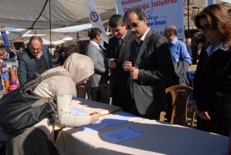 Kamuda kılık kıyafet özgürlüğü için imza topladılar