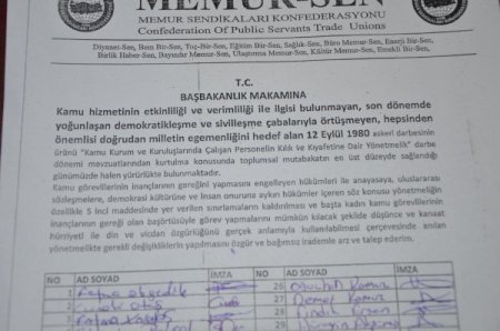 Kamuda kıyafet özgürlüğü için Kozan’dan 5 bin imza