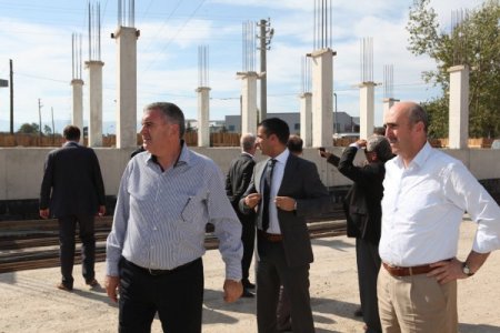 Kamyoncular için modern garaj inşa ediliyor