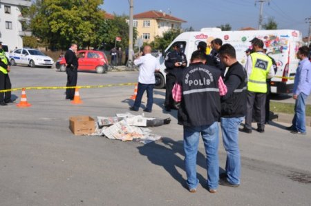 Kamyonun çarptığı bisiklet sürücüsü öldü