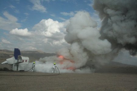Kapadokya Havalimanı'nda uçak yangını tatbikatı yapıldı