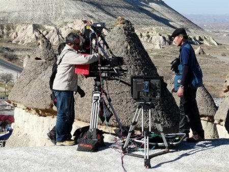 Kapadokya’da film ve belgesel çekimleri yapıldı