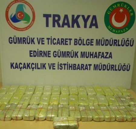 Kapıkule'de 25 kilogram eroin ele geçirildi