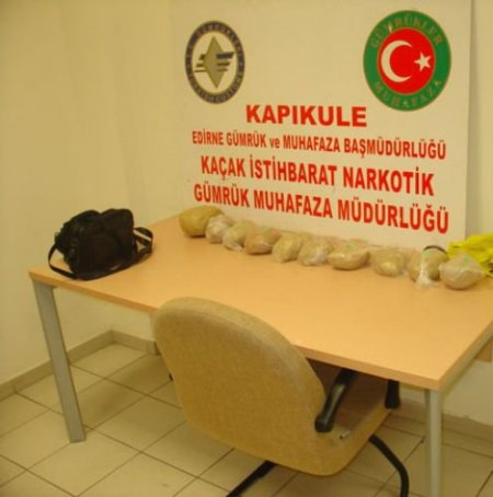 Kapıkule'de 5 Kilo 458 Gram Eroin Ele Geçirildi