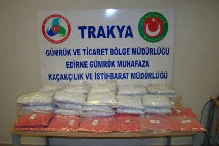 Kapıkule'de 9,5 milyon lira değerinde ecstasy ele geçirildi
