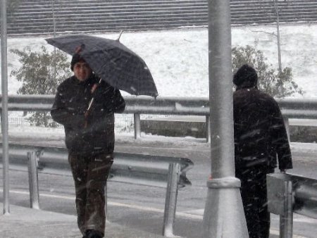 Kar Yağışı 'beyaz' Yüzünü Gösterdi
