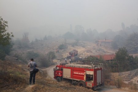 Karabük’te orman yangını