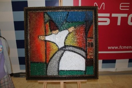 Karaman'da geri dönüşüm sergisi açıldı