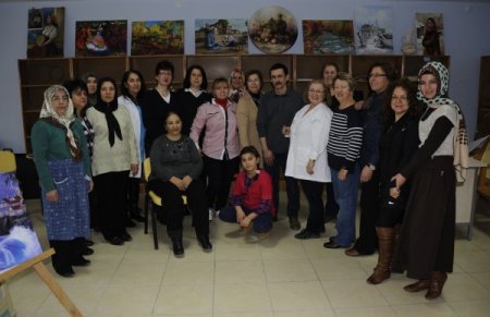 Karaman’da resim kursuna ilgi artıyor
