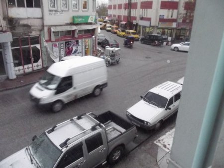 Karapınar 4 mevsimi birden yaşadı