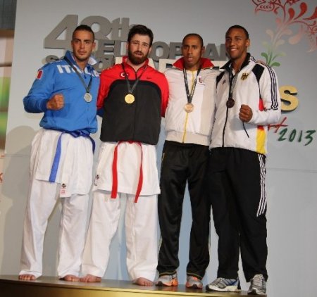 Karateciler Avrupa’nın zirvesine çıktı