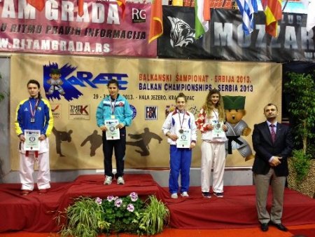 Karate'de Balkanların hakimi Türkiye