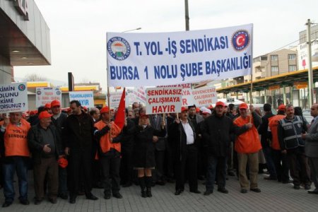 Karayollarının özelleştirilmesine tepki yürüyüşü