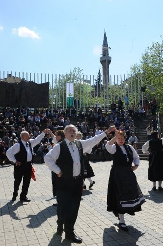 Kardeş belediyeler de fetih coşkusuna katıldı