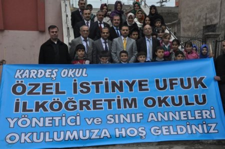 Kardeş okula 25 bin liralık teknolojik destek