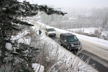 Kars’a zemheri ayı erken geldi