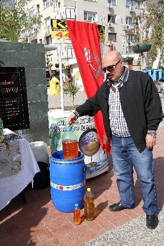 Karşıyaka'da 500 litre atık yağ toplandı
