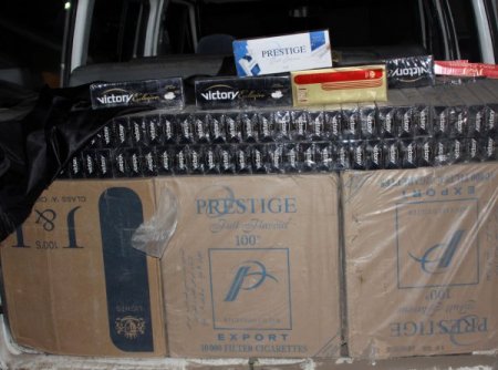 Kars'ta 16 bin 380 paket kaçak sigara ele geçirildi