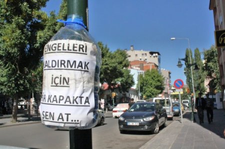 Kars'ta engellilere destek kampanyası