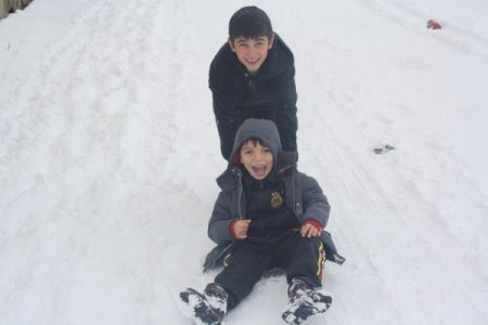 Kars'ta Kar 30 Santimetreye Ulaştı