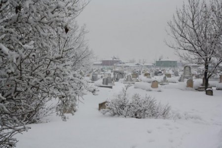 Kars'tan kartpostallık kar manzaraları