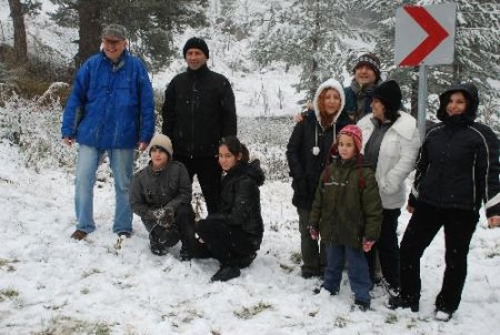 Kartalkaya'da Kar Kalındığı 10 Santimetreye Ulaştı