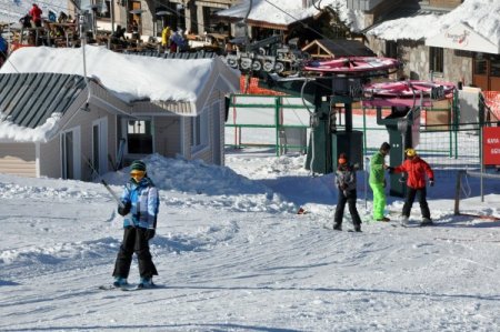 Kartalkaya’da kayak keyfi
