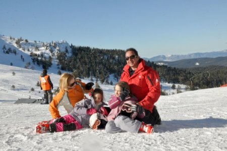 Kartalkaya’da kayak keyfi